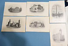 c.1890s Criswell Chemical Co (6) BROMO-PEPSIN TRADE CARDS-Views of Washington DC picture