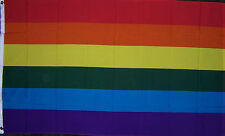 HUGE 4 x 6 ft GAY & LESBIAN PRIDE RAINBOW FLAG better quality usa seller   picture