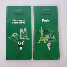 Lot Of 2 Vintage Michelin Travel Guide Paris Normandy Seine Valley France 1st Ed picture