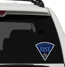 Massachusetts State Police Window Decal POLICE DEPARTMENT Bumper Sticker license picture