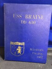 USS Baine DD 630 1962 Western Pacific Cruise Book picture