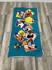 Vintage 1993 Looney Tunes Sleeping Blanket / Warner Bros. Kids. picture
