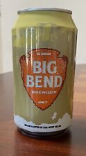 Big Bend Brewing Hefeweizen Alpine TX West Empty Beer Can Bottom Opened  picture