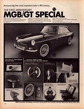 1967 MGB GT Automobile Print Ad First Anniversary picture