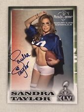 2012 Bench Warmer Super Bowl XLV Sandra Taylor Autograph Card Benchwarmer picture