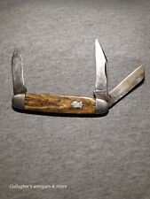 #25 Vintage antique Winchester Trademark USA 3-Blade Pocket Knife picture
