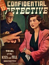 Confidential Detective Cases May 1948 Vol. 4 #1 FR Low Grade picture