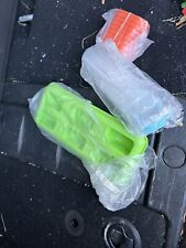 VINTAGE 2001 Tupperware Popsicle Molds  Set Of 6 Green & Orange NEVER USED picture