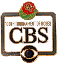 Rose Parade 1989 CBS(Columbia Broadcasting) 100th Tournament of Roses Lapel Pin picture