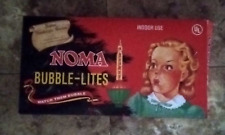 Vintage Christmas Noma Bubble-Lite Box with Lamp Holder Wiring and 7 Clips picture