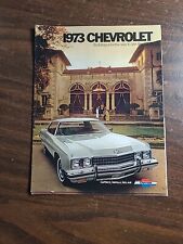 Original 1973 Chevrolet Full Size Car Sales Brochure 73 Chevy Caprice Impala picture