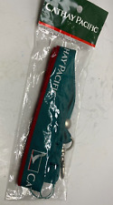 CATHAY PACIFIC Lanyard (Green w/ Red Stripe) - Prepaid Shipping picture