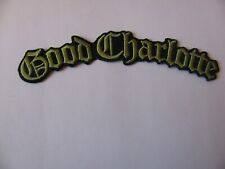 GOOD CHARLOTTE   Iron On Patch 5.5” Trucker Hat Rare Vtg Jacket Logo Band  Rock picture
