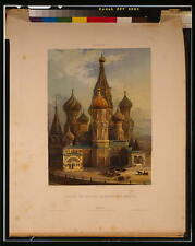 Photo:Saint Basil's Cathedral,Moscow,Russia,NP Lerebours,1842 picture