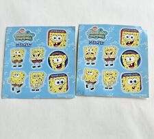 2 Vintage 2003 Viacom SpongeBob SquarePants Stickers Sheets picture