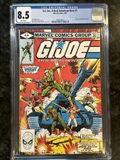 G.I. Joe A Real American Hero #1 1982 Key Marvel Comic Book CGC 8.5 White Pages picture