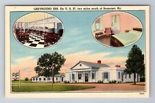 Somerset KY-Kentucky, Greyhound Inn, Advertising, Vintage Souvenir Postcard picture