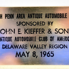 1965 Kieffer's & Sons Antique Club Car Show AACA Delaware Valley Region PA Plate picture