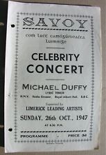 1947 MICHAEL O’DUFFY Tenor Johnny McMahon Imelda Smith SAVOY, LIMERICK, IRELAND picture
