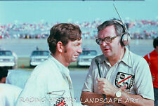 1975 DAYTONA 400 8x10 PHOTO NASCAR #88 DONNIE ALLISON POLE WIN CHRIS ECONOMAKI picture