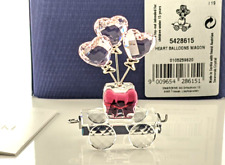 Swarovski First Steps HEART BALLOON WAGON Crystal Figurine 5428615 *Genuine MiB picture