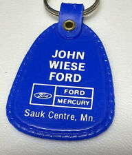 Sauk Centre Minnesota John Wiese Ford Dealership Auto Car Dealer Motors Keychain picture