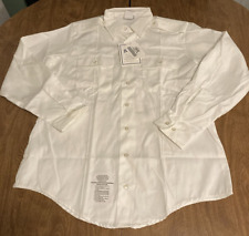 DSCP Garrison Collection Men's White LS Shirt, Sz 17 x 34/35-C, New w/Tags (634) picture