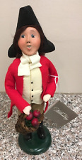 Byers Choice Carolers 2010 Williamsburg Colonial Boy with Basket of Apples & Tag picture