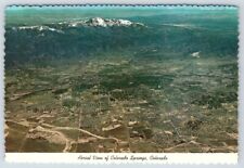 Postcard Colorado Springs CO Aerial View c1975 picture