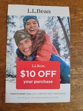 L.L.Bean $10 Off Your Purchase Coupon L.L. Bean llbean ll bean Online Or Store picture