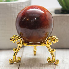Large Carnelian Polished Sphere - Rare Stone Crystal Ball #CS108 picture