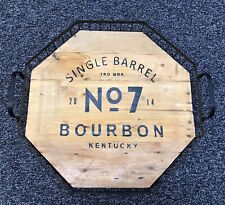 Jack Daniels Bourbon Whiskey No. 7 2014 Kentucky Single Barrel Lid Tray Sign 18” picture
