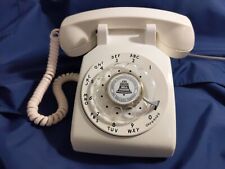 Beautiful Bright White Western Electric Rotary Phone, Very Clean And Working picture