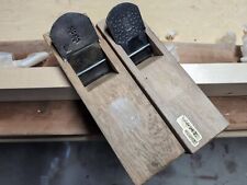 2-Pieace Set of Japanese Vintage Kanna Hand Plane , 長秀 and 儀助, Ready-to-use. picture