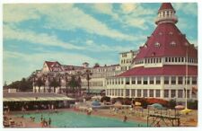 Hotel Del Coronado CA Swimming Pool Postcard California picture