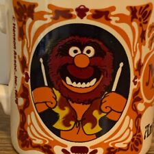 Kiln Craft The Muppet Show Mug.  Animal Drummer Ceramic 1978 Jim Henson Rare picture