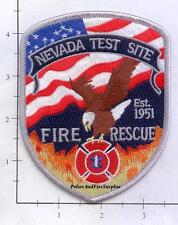 Nevada - Nevada Test Site Fire Rescue NV Fire Dept Patch picture