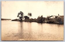 Detroit Michigan~Lakefront Homes~1920s RPPC picture