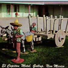 1958 Gallup, NM El Capitan Motel US Hwy Route 66 Superior Hotel Indian PC A238 picture
