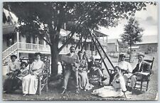 Postcard Enjoying Comfort Belmont House Mt Pocono PA 1910 picture