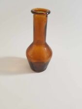 Mini Amber Bud Vase - Amber, Great Condition.  Cute Mini picture