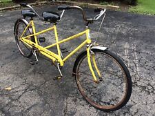 Vintage Schwinn Twin Tandem Bike - Original Yellow  Paint - Good picture