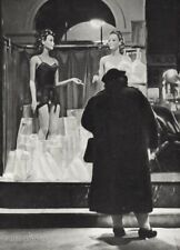 1939 Vintage BRASSAI Female Fashion Window Shopping Lingerie Store Photo Gravure picture