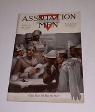 February 1918 ASSOCIATION MONTHLY YMCA MAGAZINE WORLD WAR I SOLDIERS picture