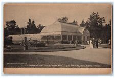 1908 Conservatory Walbridge Park Exterior Building Toledo Ohio Vintage Postcard picture