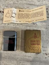 Rare Vintage Bowers Storm Master Fabsteel Lighter w/ Box **Never Used** picture