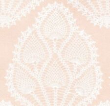 Peter Fasano Floral Doily Handprint Linen Fabric- Tatiana Blush 4.4 yd TA1019672 picture