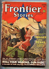 FRONTIER STORIES --SUMMER 1951--GEORGE GROSS COVER ART--PULP MAGAZINE picture