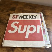 SUPREME NEWSPAPER - SF WEEKLY San Francisco Weekly - October 24th picture