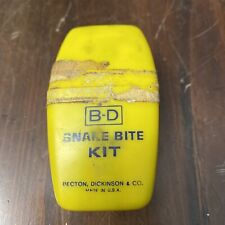 Vintage B-D Snake Bite Kit Pocket Size First Aid Becton Dickinson  picture